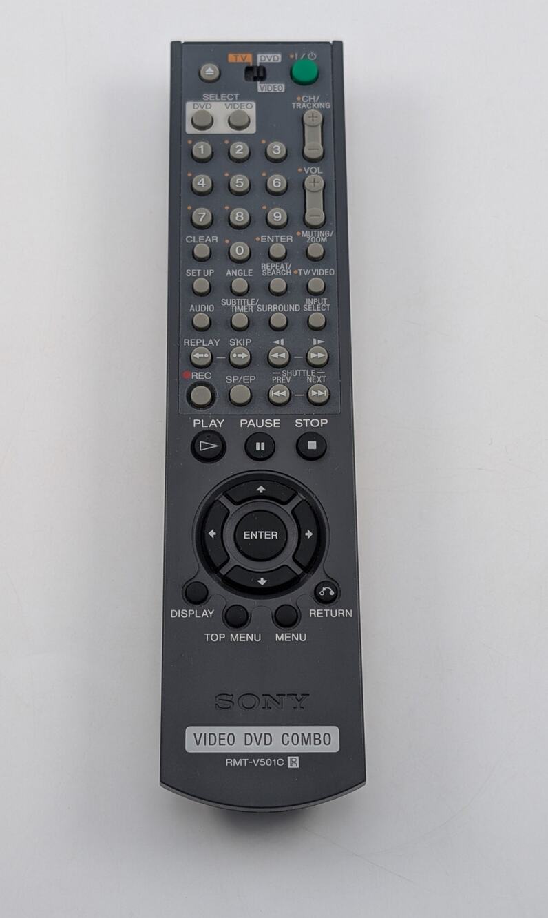 Genuine Sony RMT-V501C Remote Control OEM For Sony SLV-D251P SLV-D350P SLV-D370P